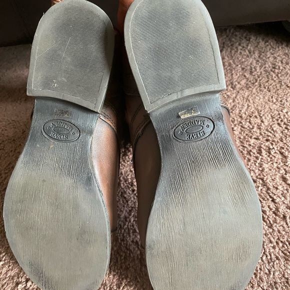 Troopa Brown Leather Combat Boot - Picture 3 of 5